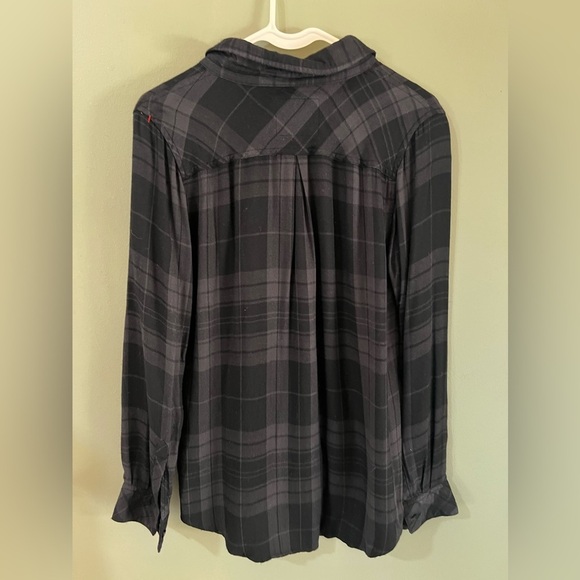 Rails women's long sleeve plaid flannel size small EuC - Picture 6 of 6